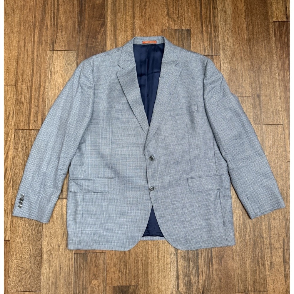 Daniel Cremieux Loro Piana Mens Gray Blazer Suit Jacket 48R